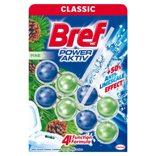 Bref WC CLASSIC power aktiv 2x50g Pine závěs