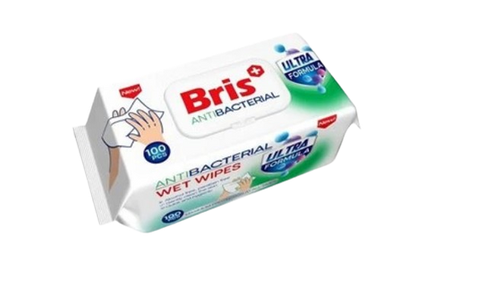 Bris vlhčené hygienické ubrousky 100ks