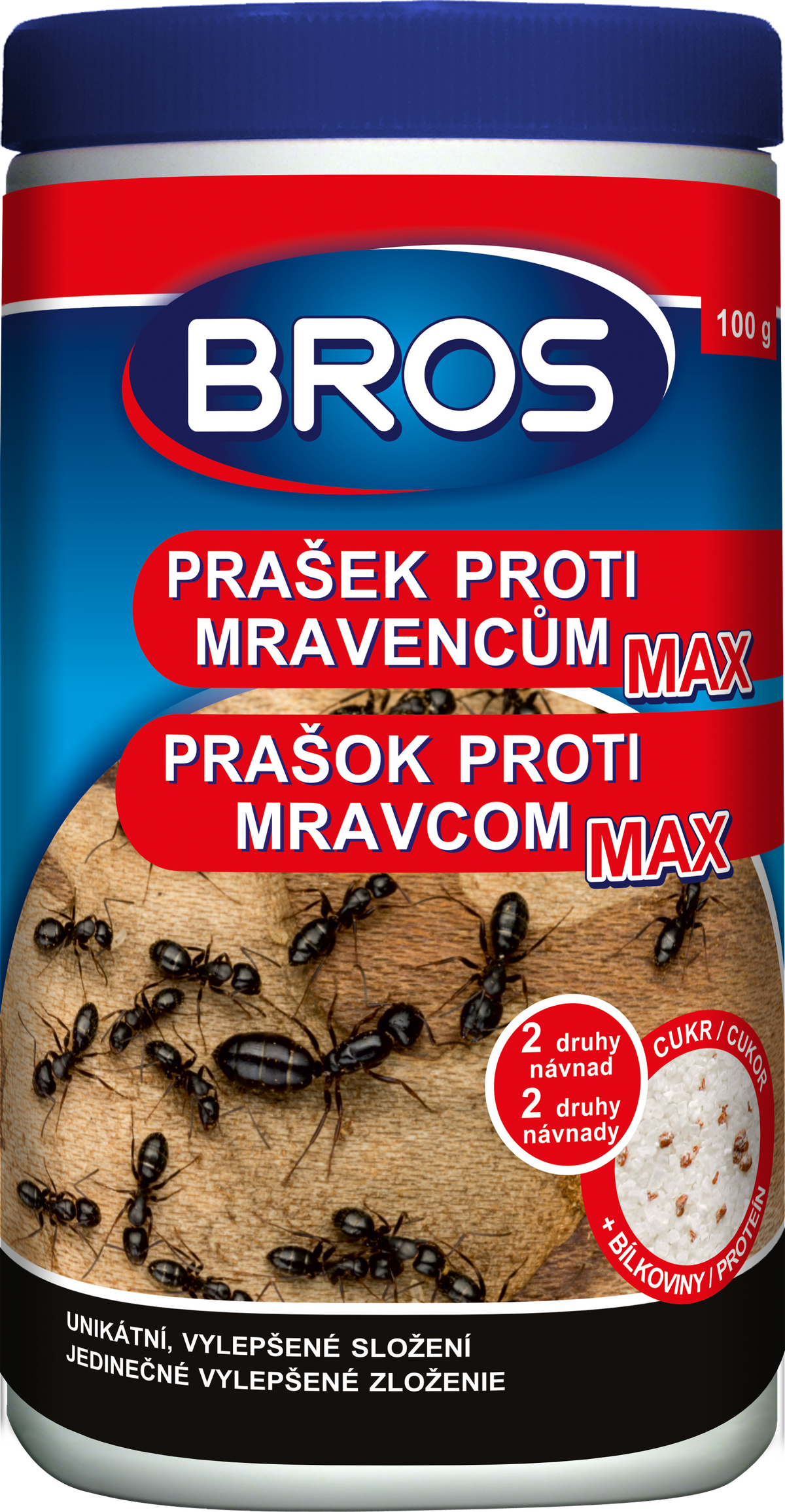 BROS prášek proti mravencům MAX 100g