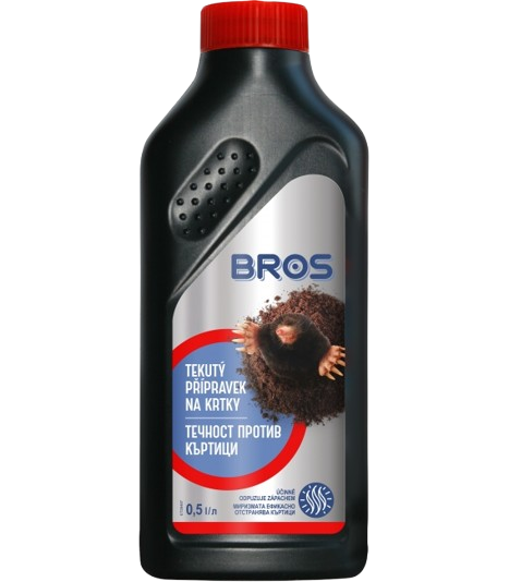 BROS tekutý prostředek na odpuzování krtků 500ml