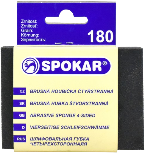 Brusné houbičky 4-stranné, zrnitost 180