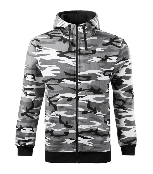Mikina pánská Camo Zipper C19
