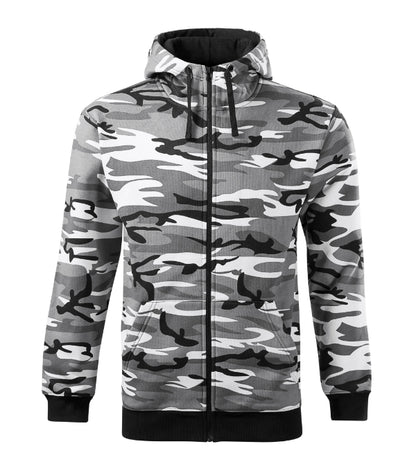 Mikina pánská Camo Zipper C19