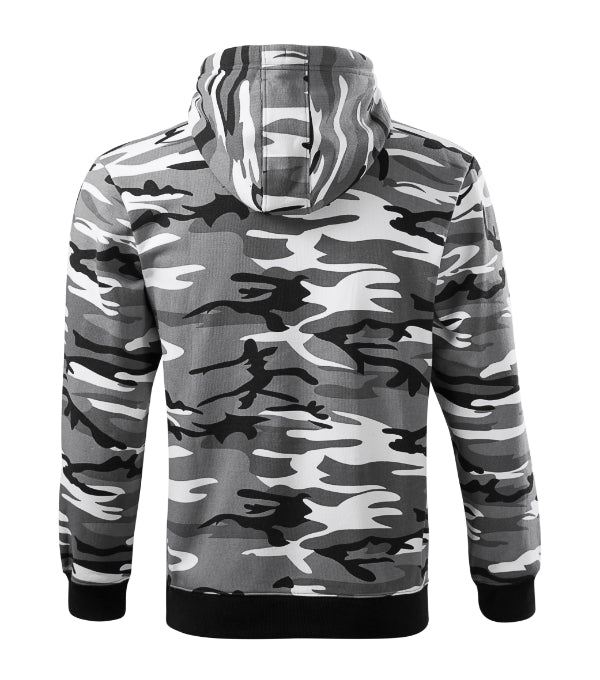 Mikina pánská Camo Zipper C19
