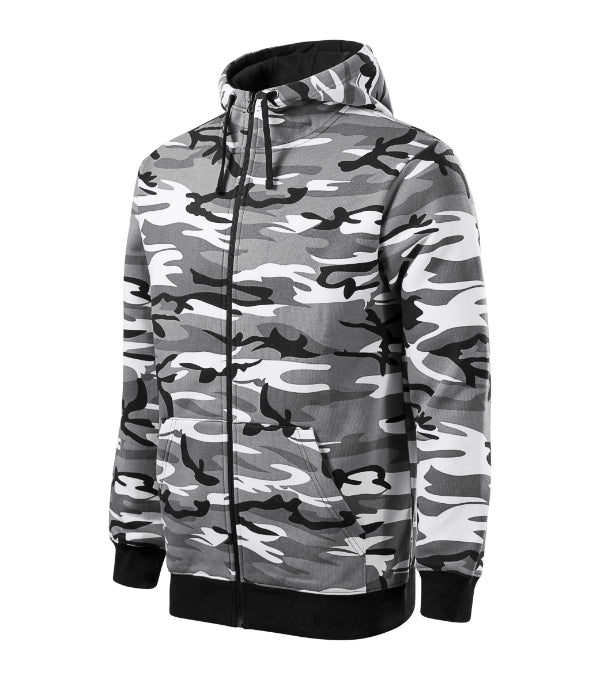 Mikina pánská Camo Zipper C19