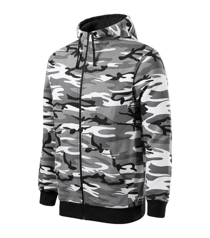 Mikina pánská Camo Zipper C19