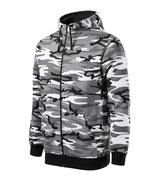 Mikina pánská Camo Zipper C19