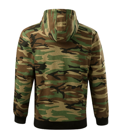 Mikina pánská Camo Zipper C19