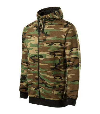 Mikina pánská Camo Zipper C19