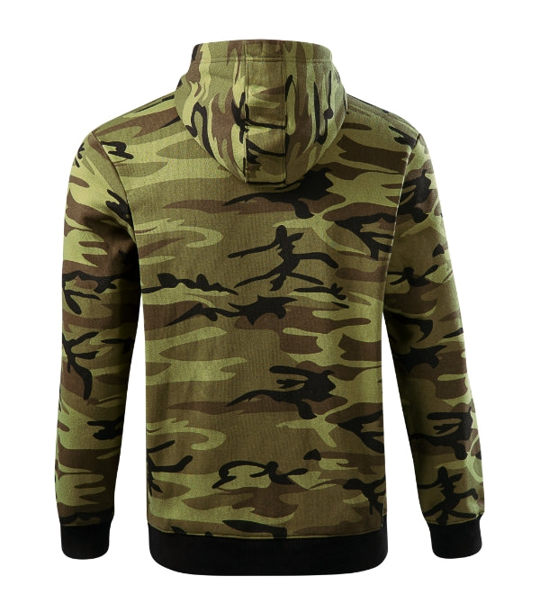 Mikina pánská Camo Zipper C19