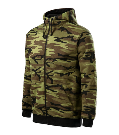 Mikina pánská Camo Zipper C19