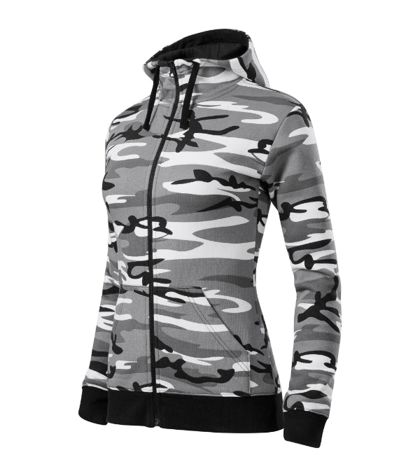 Mikina dámská Camo Zipper C20
