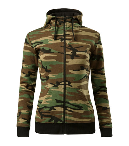 Mikina dámská Camo Zipper C20