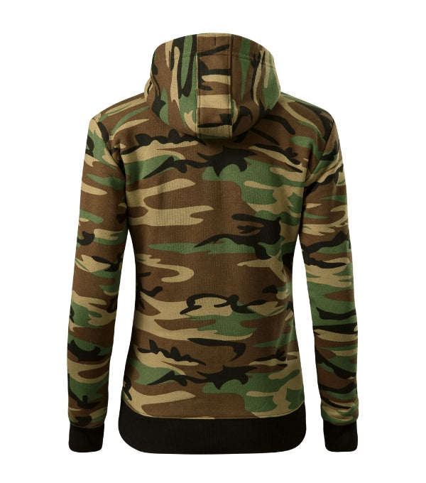Mikina dámská Camo Zipper C20