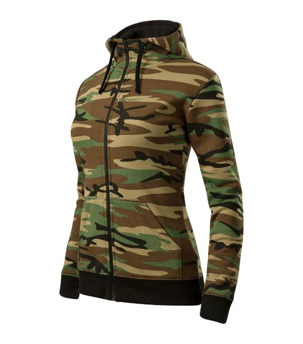 Mikina dámská Camo Zipper C20
