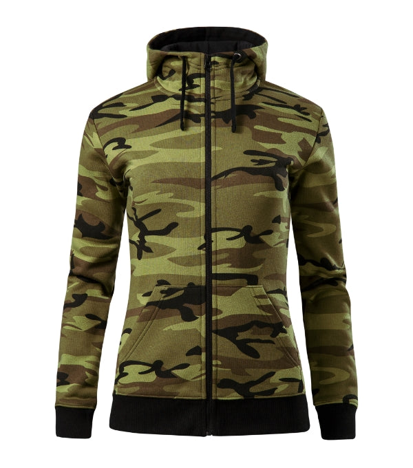 Mikina dámská Camo Zipper C20
