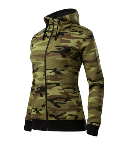 Mikina dámská Camo Zipper C20