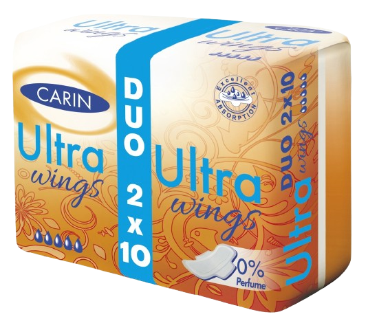 Carin vložky Duo ultra wings 20ks