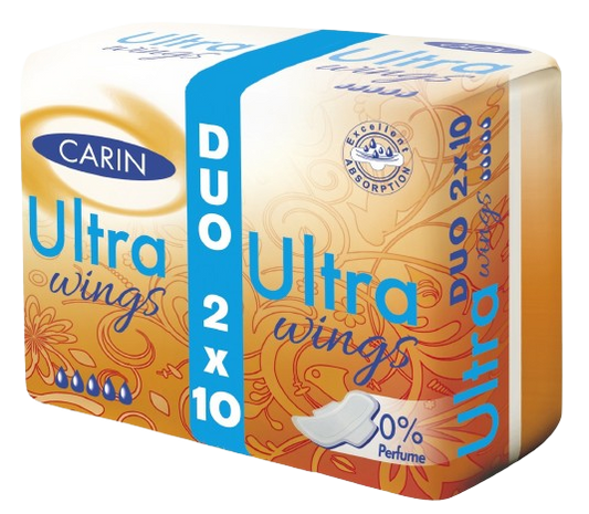 Carin vložky Duo ultra wings 20ks