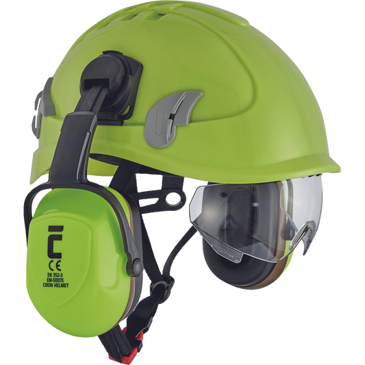 CIRON HELMET sluchátka Hi-Viz HV žlutá -