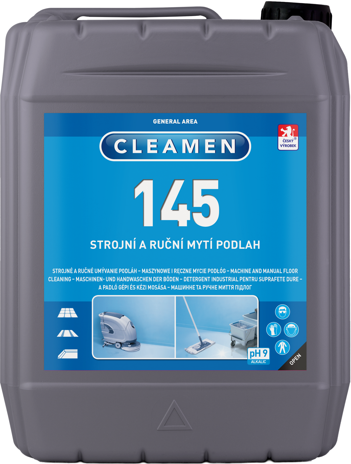 CLEAMEN 145 deepon 5l, strojní a ruční mytí podlah