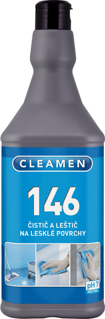 CLEAMEN 146 čistič a leštič na lesklé povrchy 1l