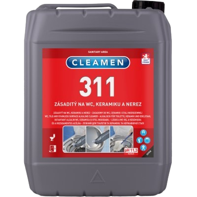 CLEAMEN 311 zásaditý WC čistič 5l