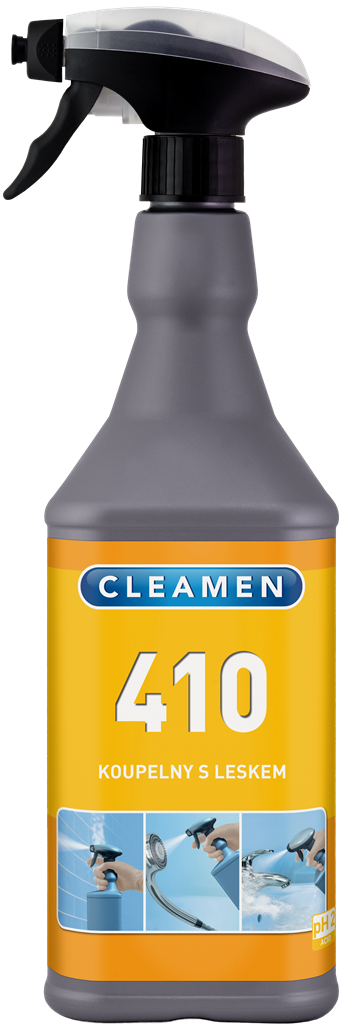 CLEAMEN 410 Koupelny s leskem antibakteriální 1l