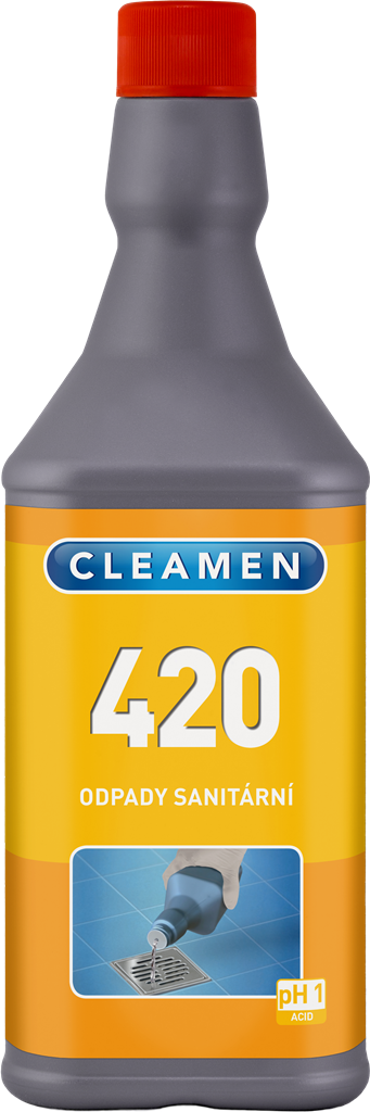 CLEAMEN 420 odpady kyselé 1l (omezeno prohlášením)