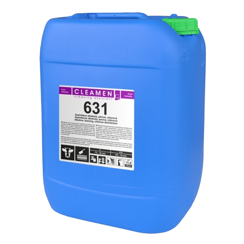 CLEAMEN 631, 24kg
dezinfekce alkalická, pěnivá, chlorová