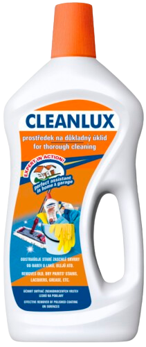 Cleanlux na důkladný úklid, smývač starých vrstev lesků na podlahy 750ml