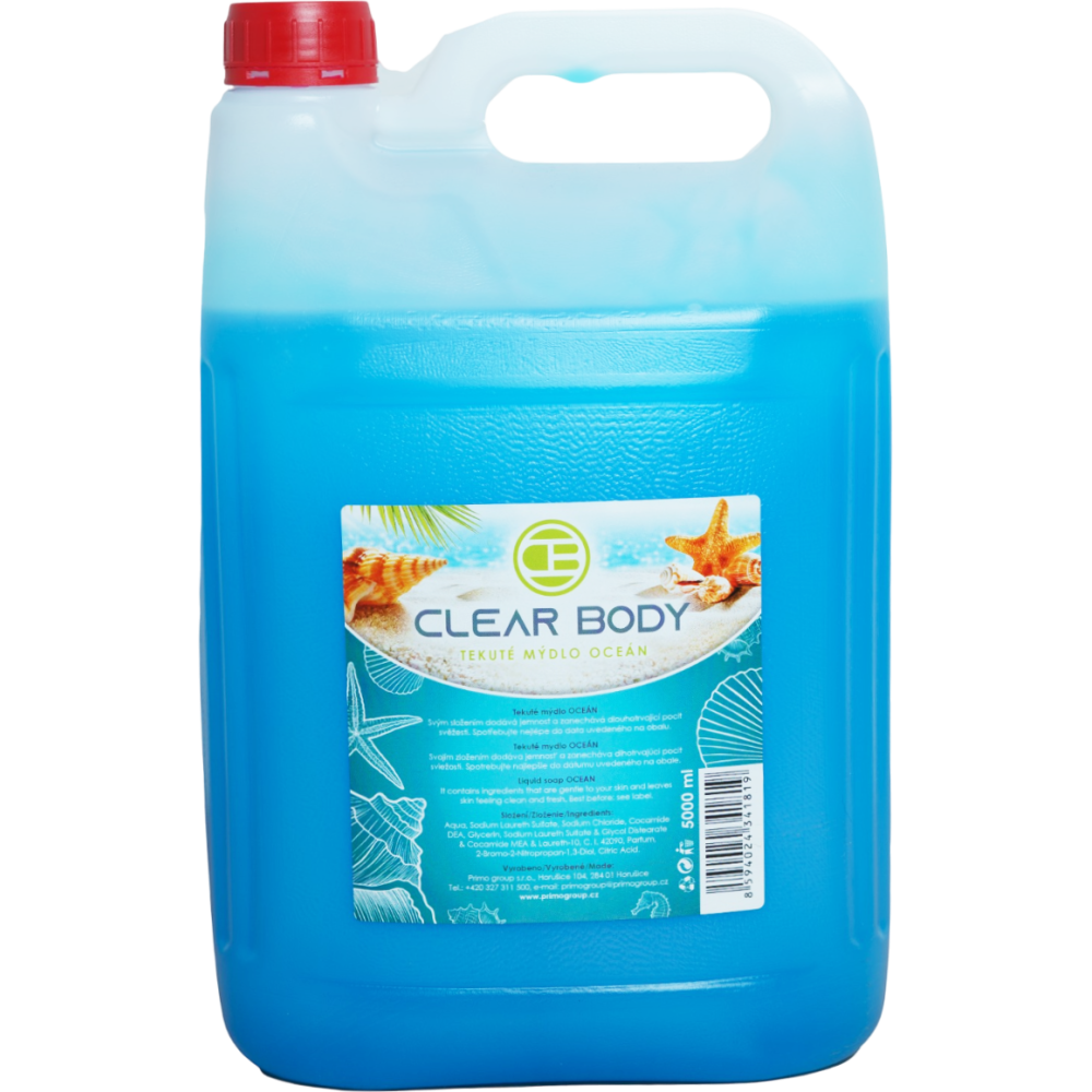 Clear Body tekuté mýdlo 5l Moře