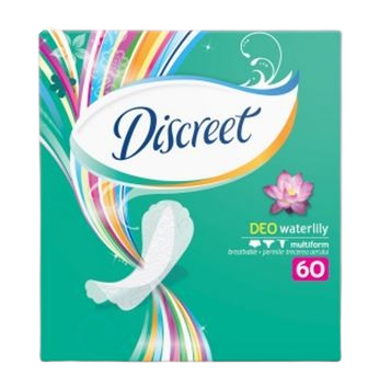 Discreet slip 60ks deo waterlily, slipové vložky
