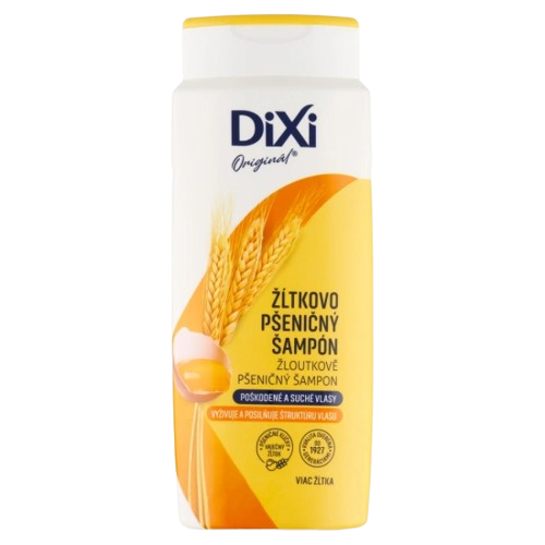 Dixi šampon 400ml žloutkově-pšeničný, na poškozené a suché vlasy