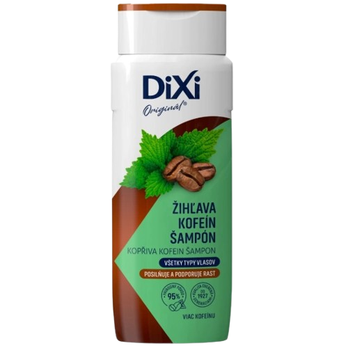 DIXI ŠAMPON KOPŘIVOVO-KOFEINOVÝ proti vypadávání vlasů 400ml
