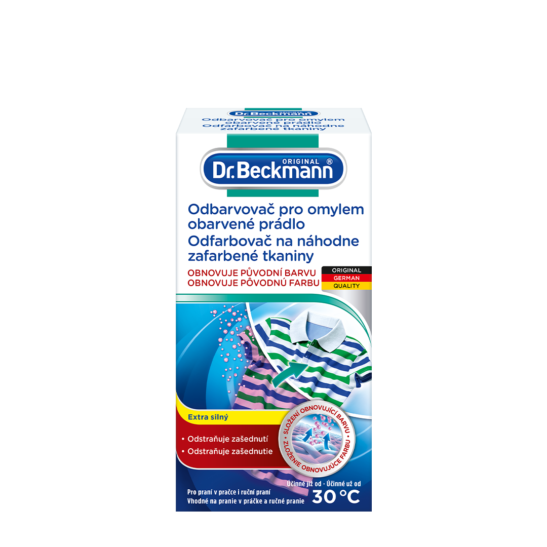 Dr. Beckmann odbarvovač omylem obarveného prádla 75g