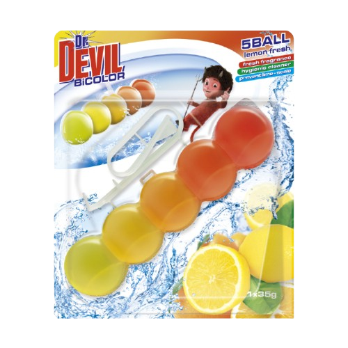 Dr. Devil Bicolor WC 5ball 1x35g Lemon fresh