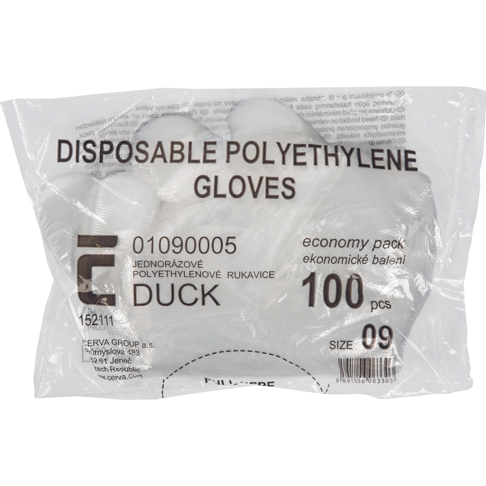 DUCK rukavice JR polyetylenové - (100 ks)