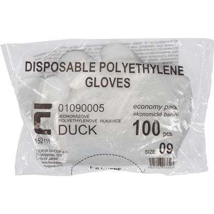DUCK rukavice JR polyetylenové - (100 ks)