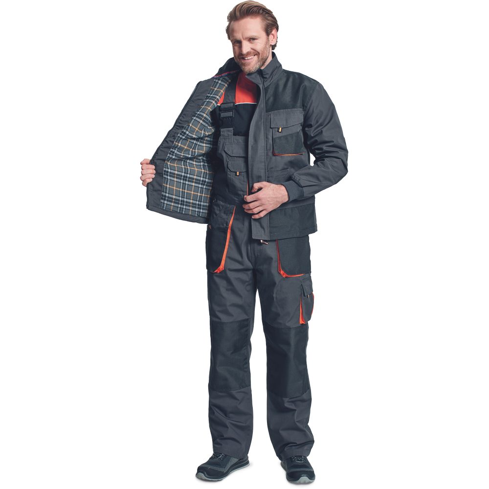 EMERTON FLANNEL bunda černá