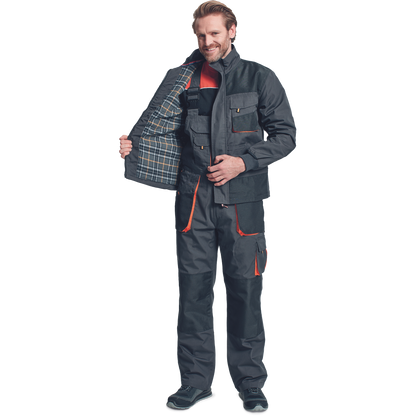 EMERTON FLANNEL bunda černá