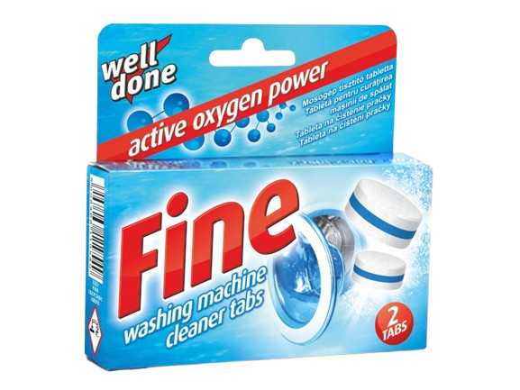 Fine tablety na čištění pračky Welldone, 2ks
