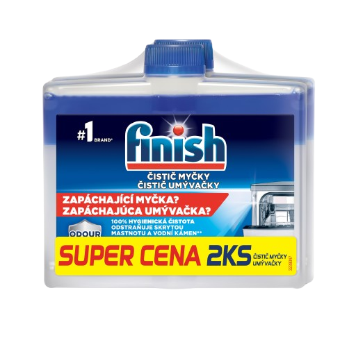 Finish čistič myčky DUO 2x250ml