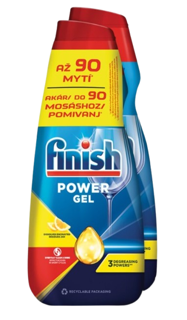 Finish Power gel Lemon 2x900ml