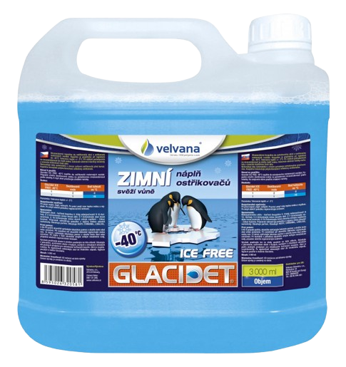 Glacidet Ice Free zimní směs do ostřikovačů -40°C 3l