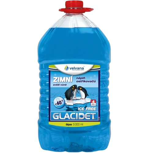 Glacidet Ice Free zimní směs do ostřikovačů -40°C 5l