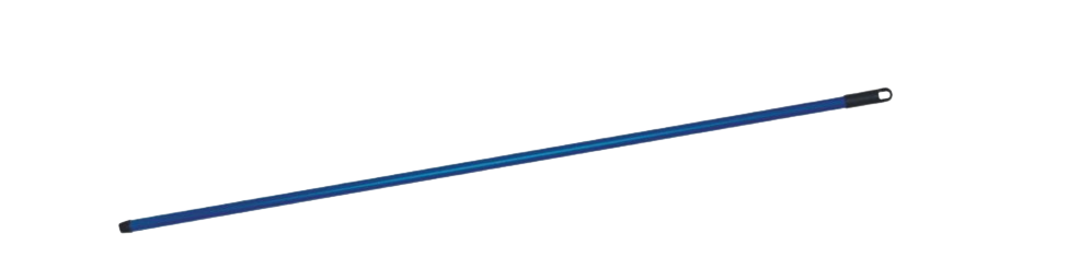 Hůl kovová závit, závěs 130cm BÍLÁ