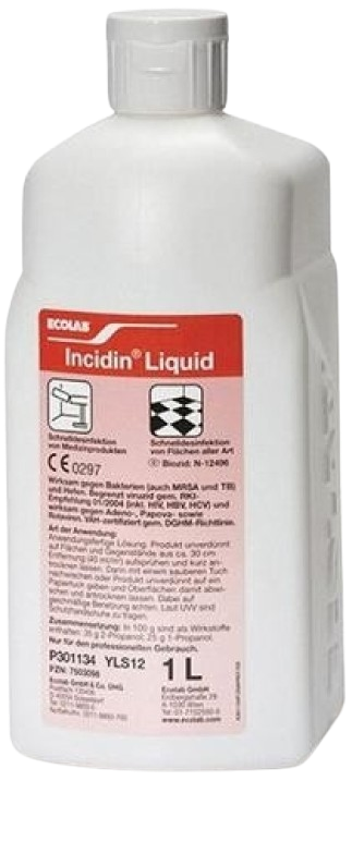 Incidin Liquid 1l-dezinfekce povrchů