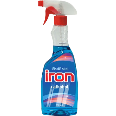 Iron 750ml, čistič skel+alkohol MR