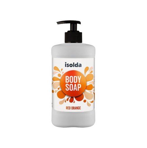 ISOLDA Red orange body soap 400ml, tělové mýdlo